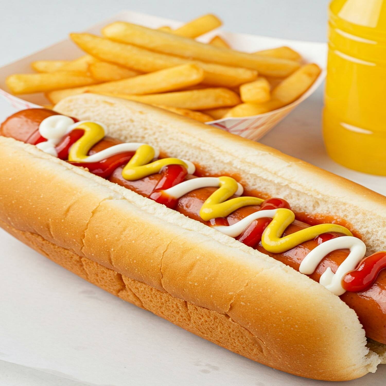 COMBO HOTDOG INDIVIDUAL, 1 PAPAS Y 1 BEBIDA
