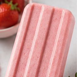Paleta de Fresa de Leche