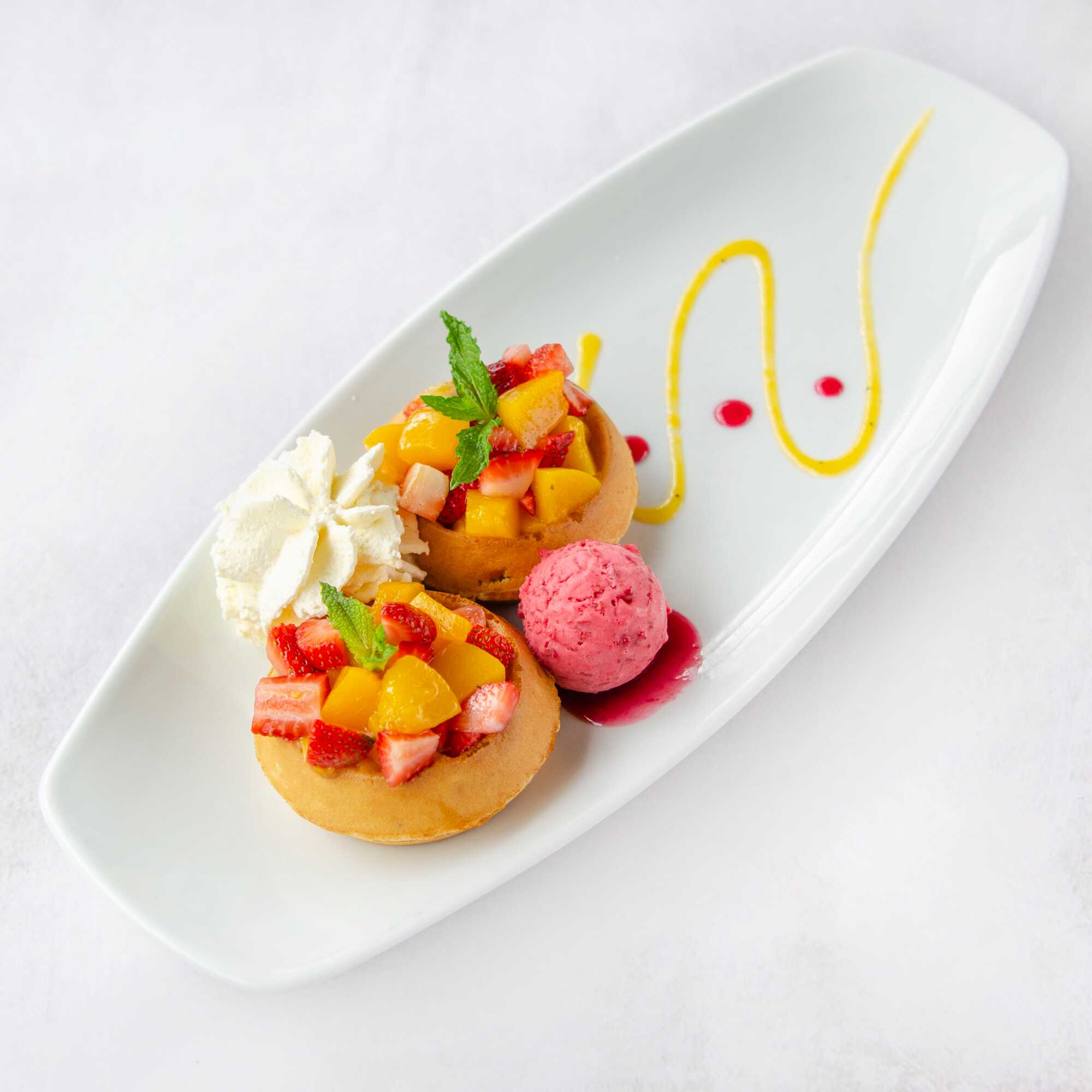 Mini Waffles Primavera (2 Pzas)