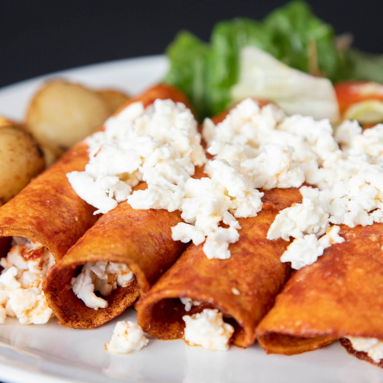 Enchiladas Rojas Tradicionales