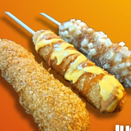 Banderilla Coreana rellena de puro Queso