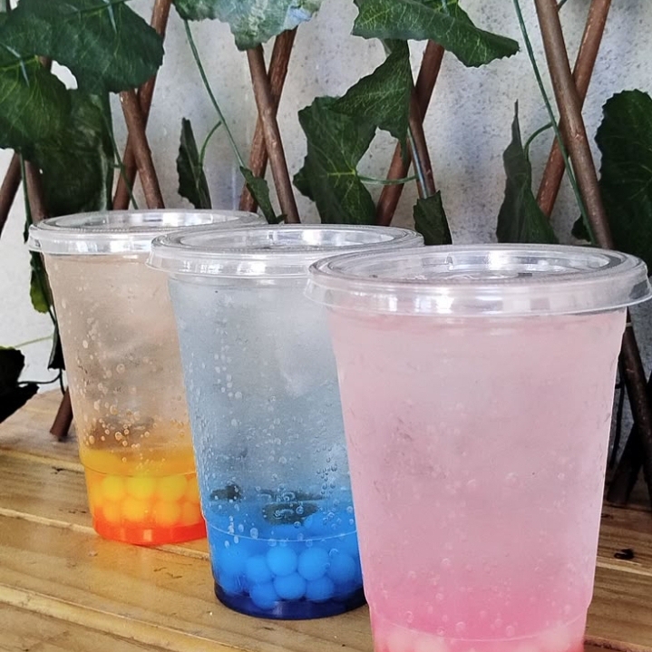 Soda Italiana con Bubas Explosibas Sabor Mango