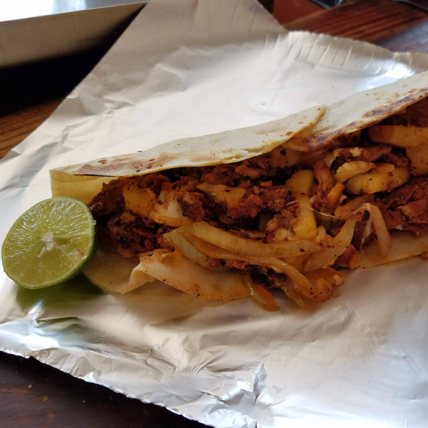 Gringa de Carne Enchilada