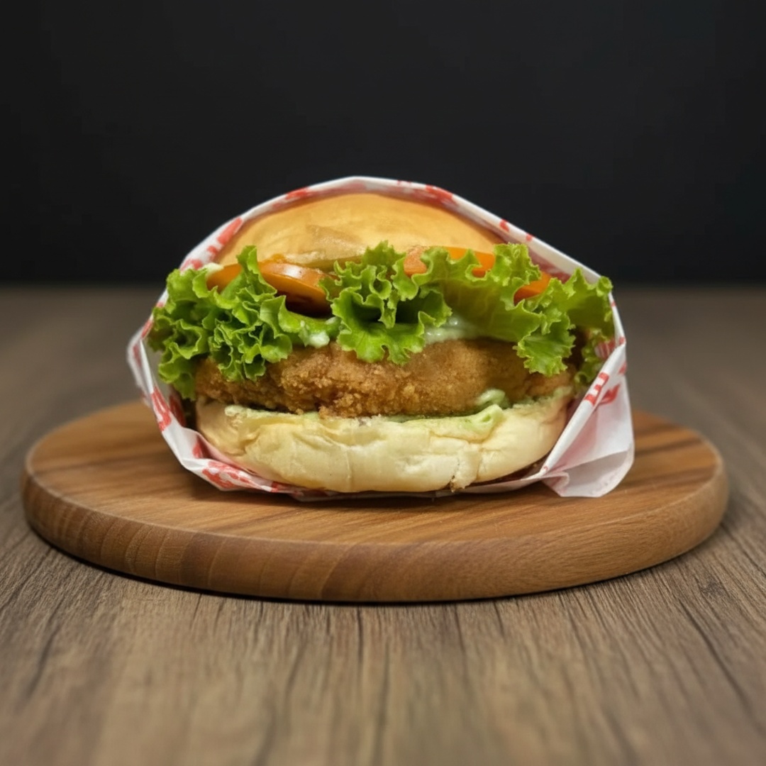 Exaltando o equilíbrio perfeito entre indulgência e frescor, o 'Exagerado Burger Salad' é uma reinvenção ousada dos clássicos sanduíches. Com um hambúrguer de frango generosamente empanado, é a definição de sabor intenso e textura irresistível. Acompanha uma salada crocante, que traz um toque saudável e refrescante ao prato. Mas não para por aí, pois a maionese cremosa acrescenta uma suavidade aveludada, tornando cada mordida uma experiência deliciosamente rica. Uma escolha exageradamente boa!