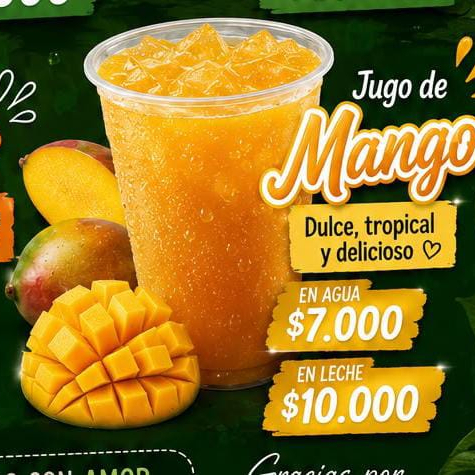 Jugo Natural de Mango