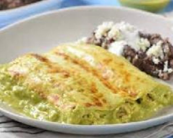 Enchiladas Verdes Gratinadas