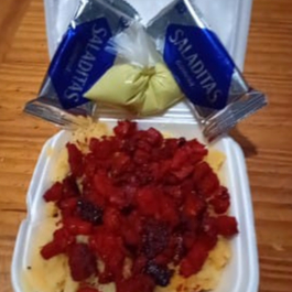 Papa Asada Trompo