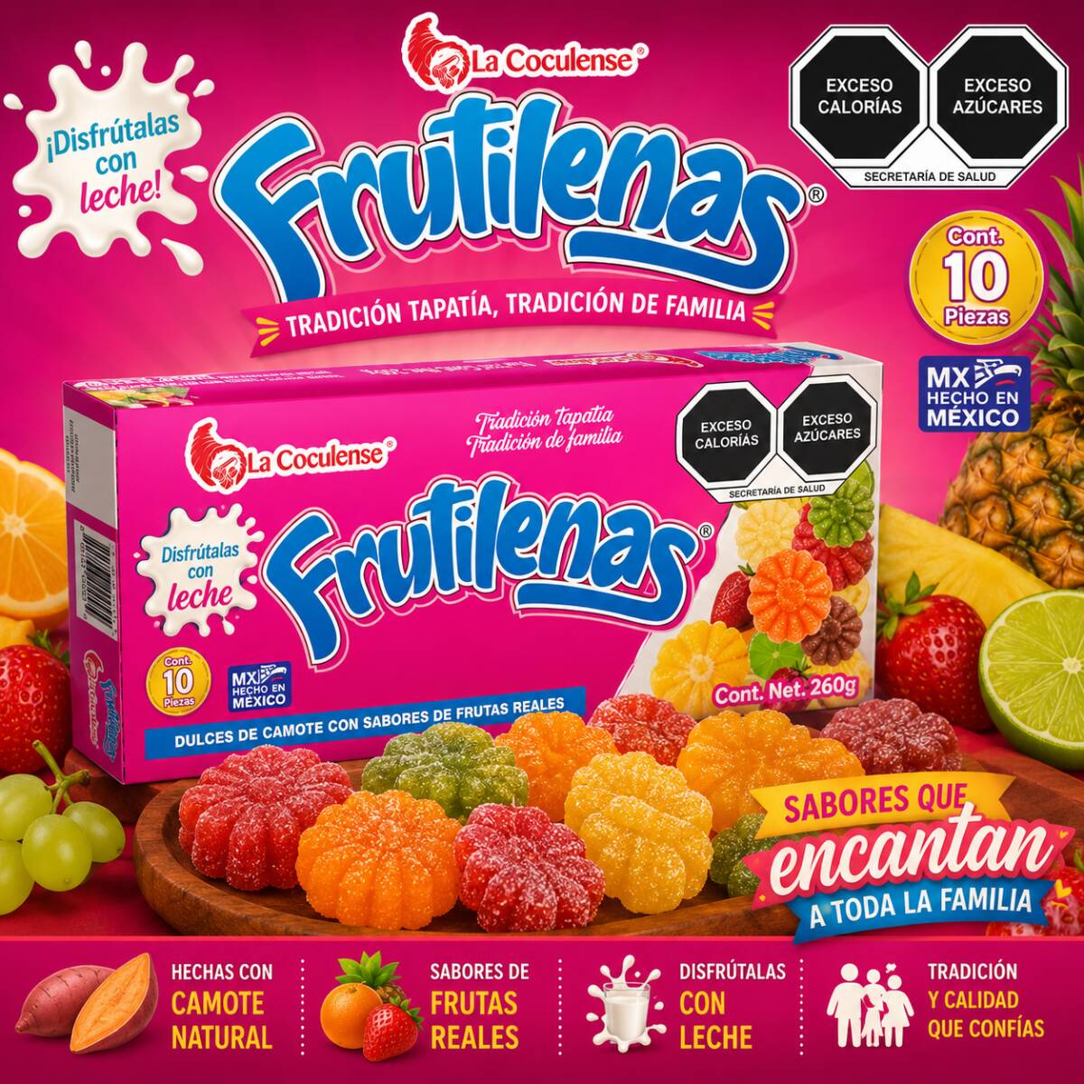 Frutilenas 10 Pz