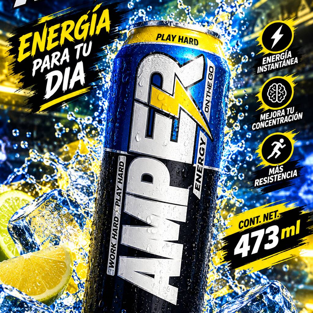 Amper Bebida Energética 473ml