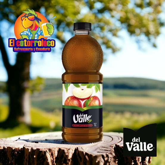 Del Valle Jugo De Manzana 1 Lt
