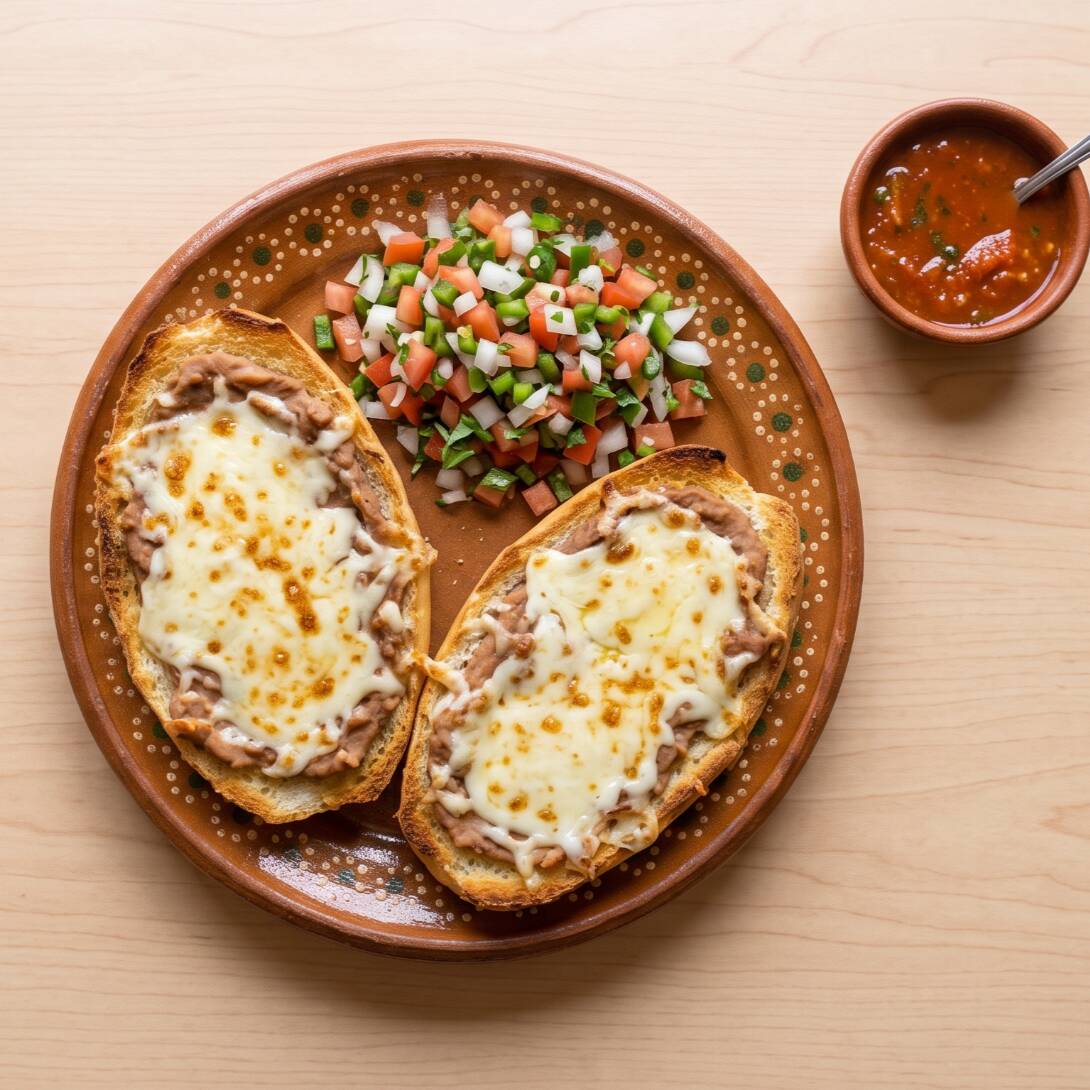 MOLLETES GRATINADOS