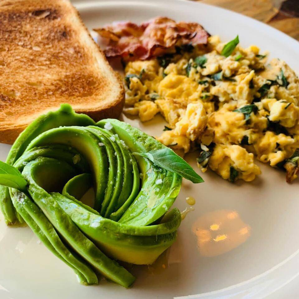 Huevos Revueltos con Espinaca