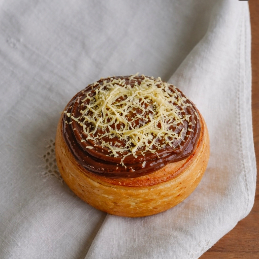 ROL NUTELLA CON QUESO DE BOLA