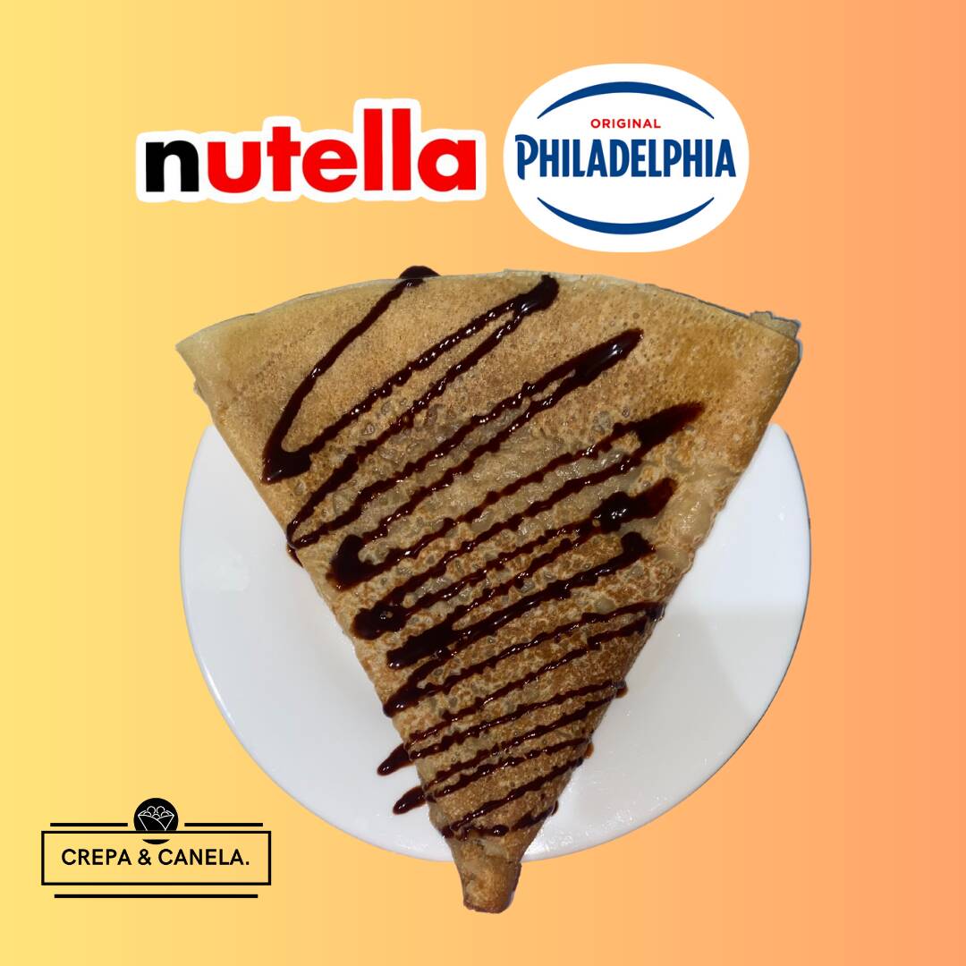 1 CREPA DE NUTELLA Y PHILADELPHIA 40 CM