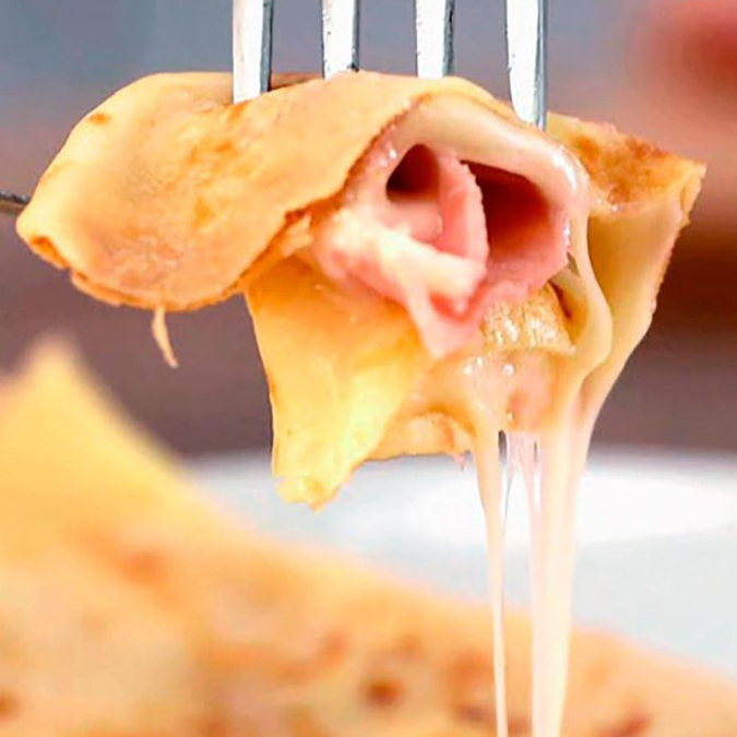 Crepa Jamón y Queso