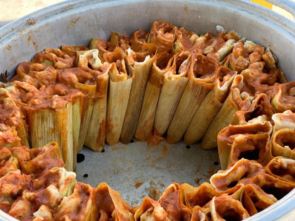 Tamal Rojo-cerdo