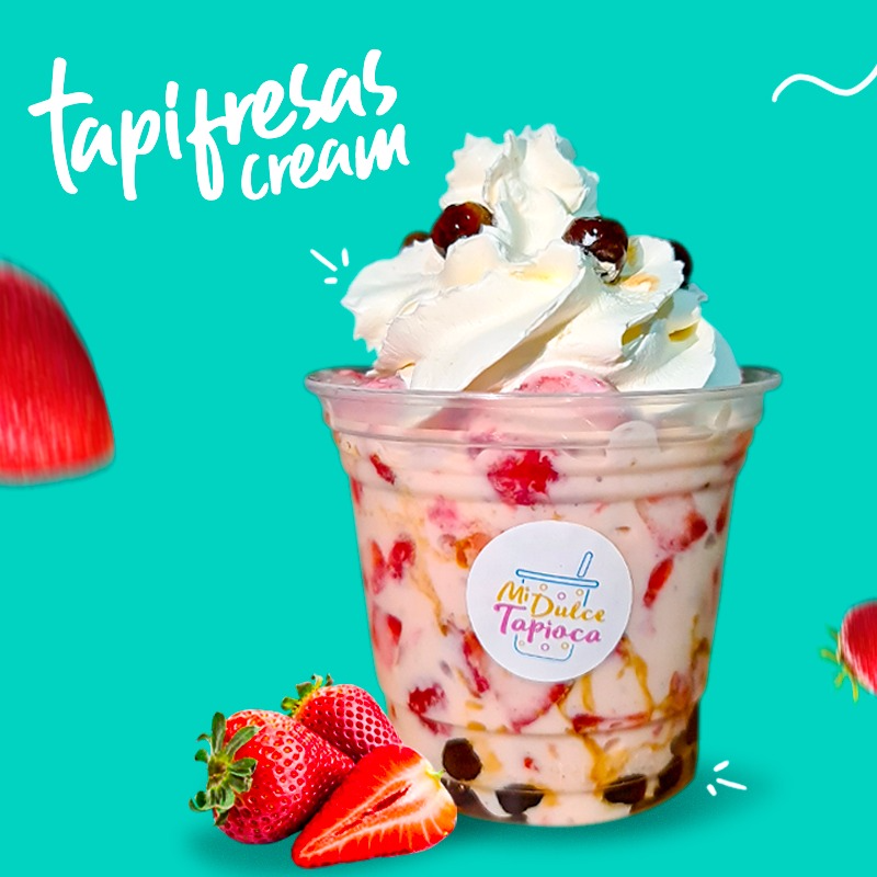 TapiFresas Cream Chica 10oz.