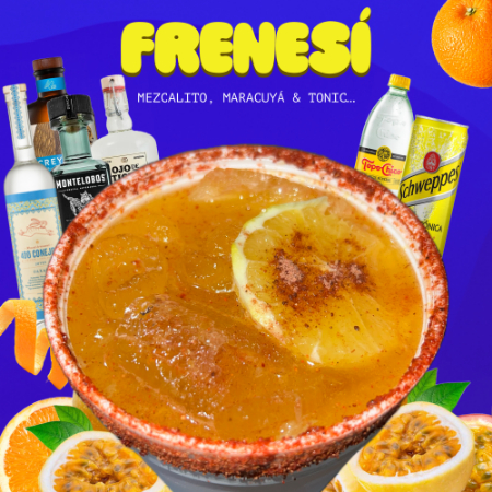 Frenesí (Maracuyá y Mezcal)