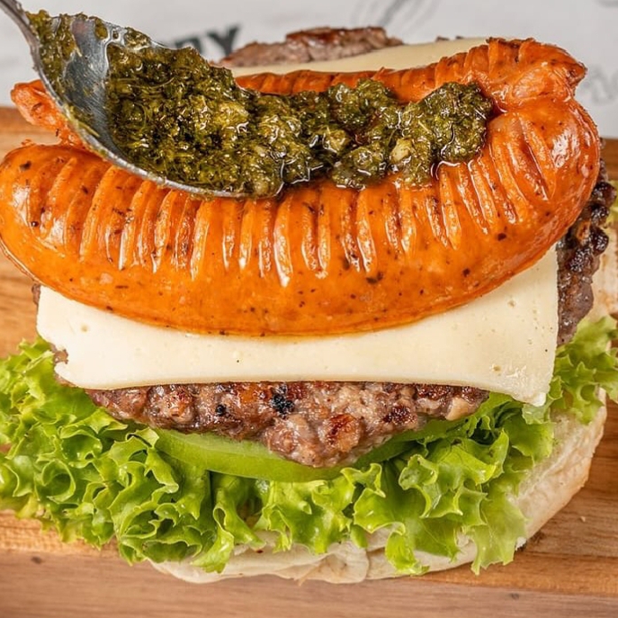 Hamburguesa La de Chori