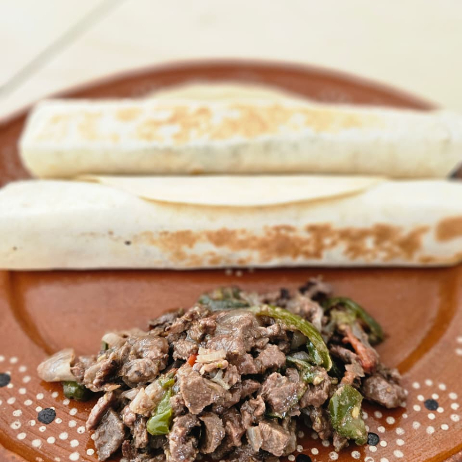 Burrito Bistec a la Mexicana
