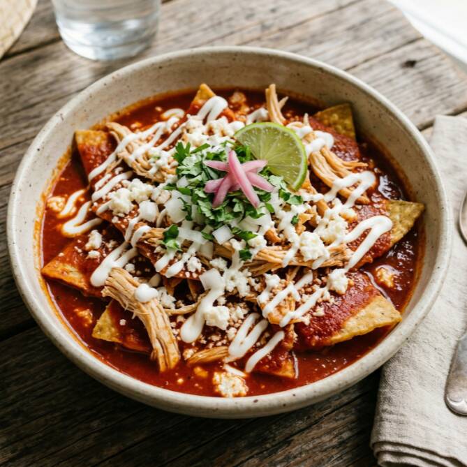 Chilaquiles Pollo