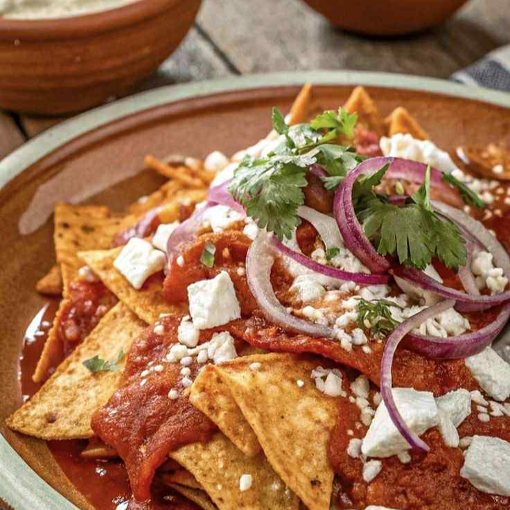Chilaquiles Rojos Sencillos