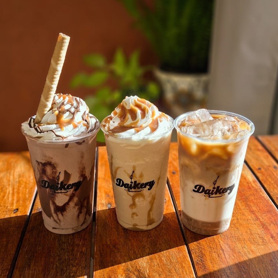 Frappé Avellanas + Frappé Caramelo + Iced Latte