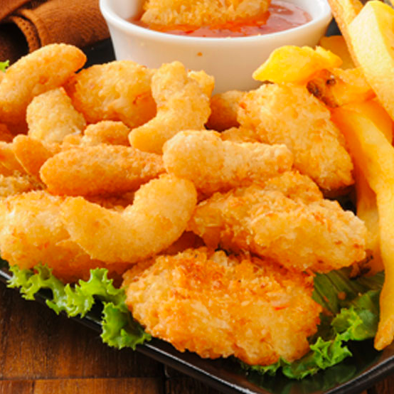 Camarones Empanizados