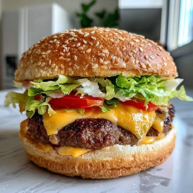 Hamburguesas de Res al Carbón