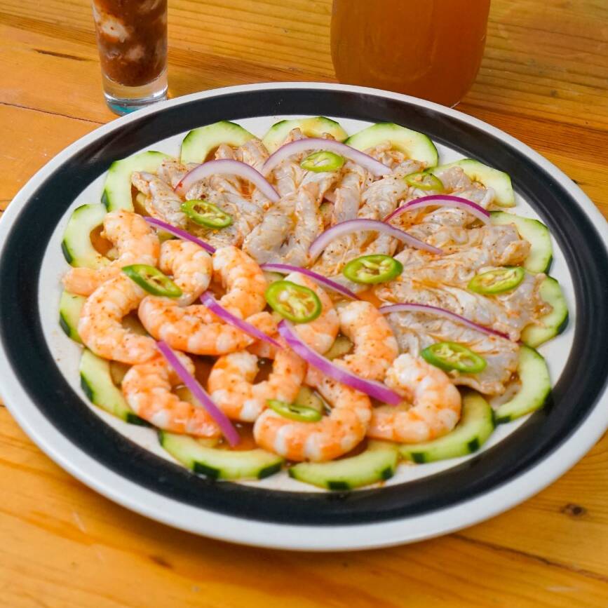 Aguachile de Camarón Mixto