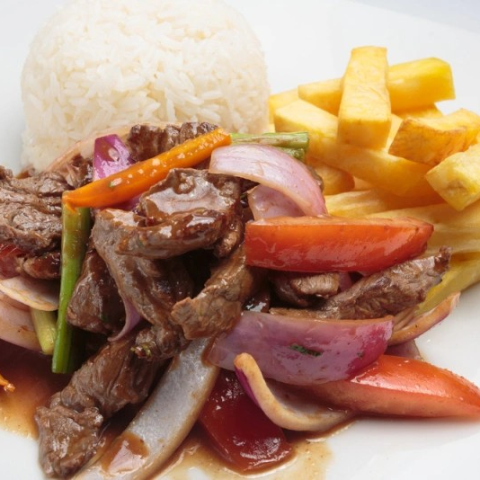 Lomo Saltado con papa amarilla MT