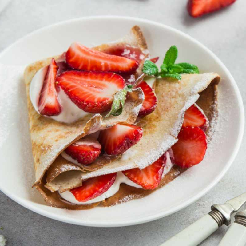Crepa Plátano Nutella