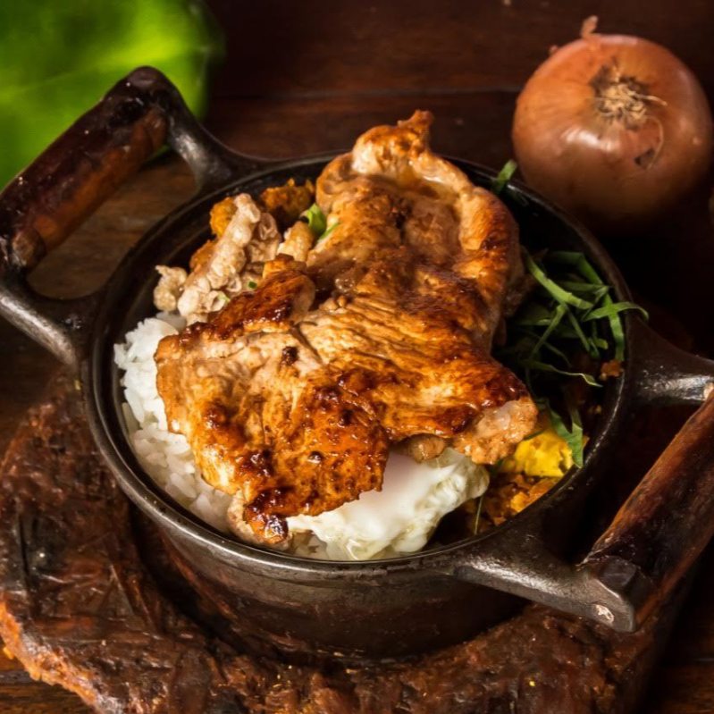 Somente o tropeiro, sem arroz.