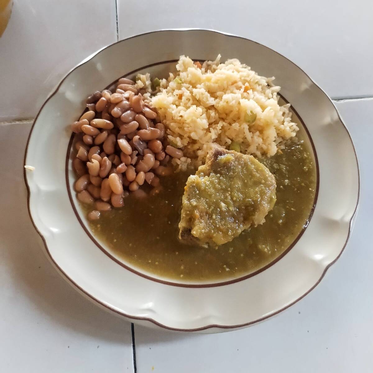 CARNE DE PUERCO EN SALSA VERDE