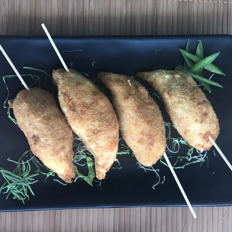 Kushiages de Camarón Especial 4 Piezas