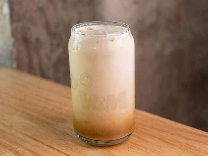 Horchata con café frío/frappé