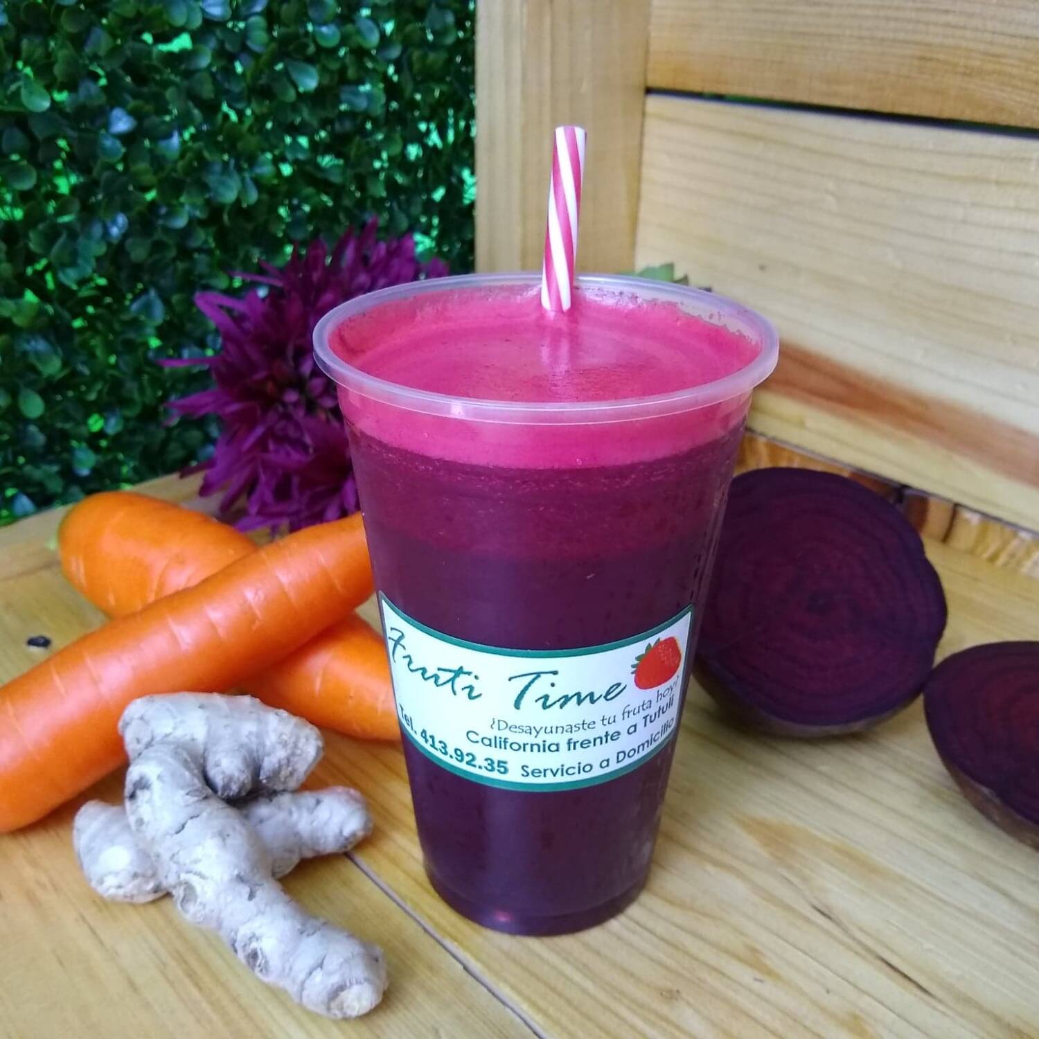 Jugo de Zanabetabel-Jengibre