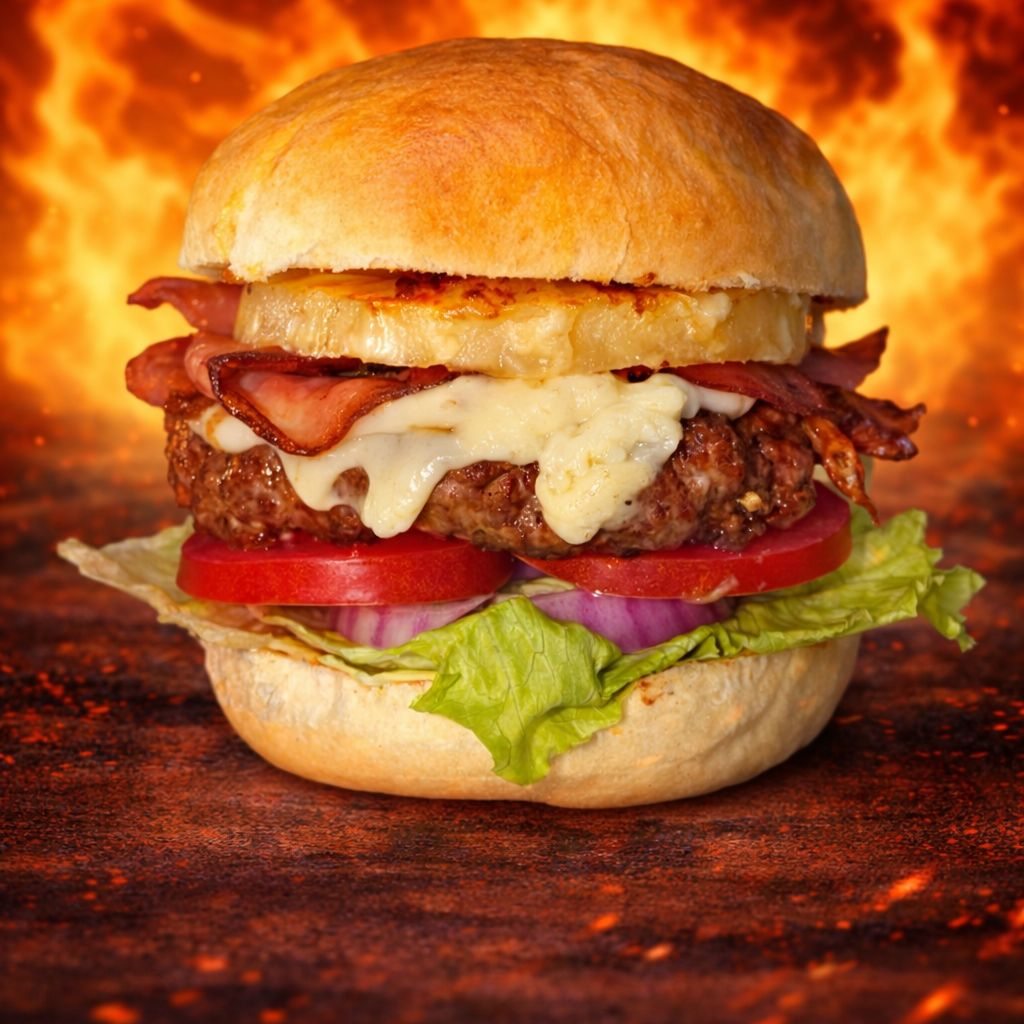 Hamburguesa Hawaiana