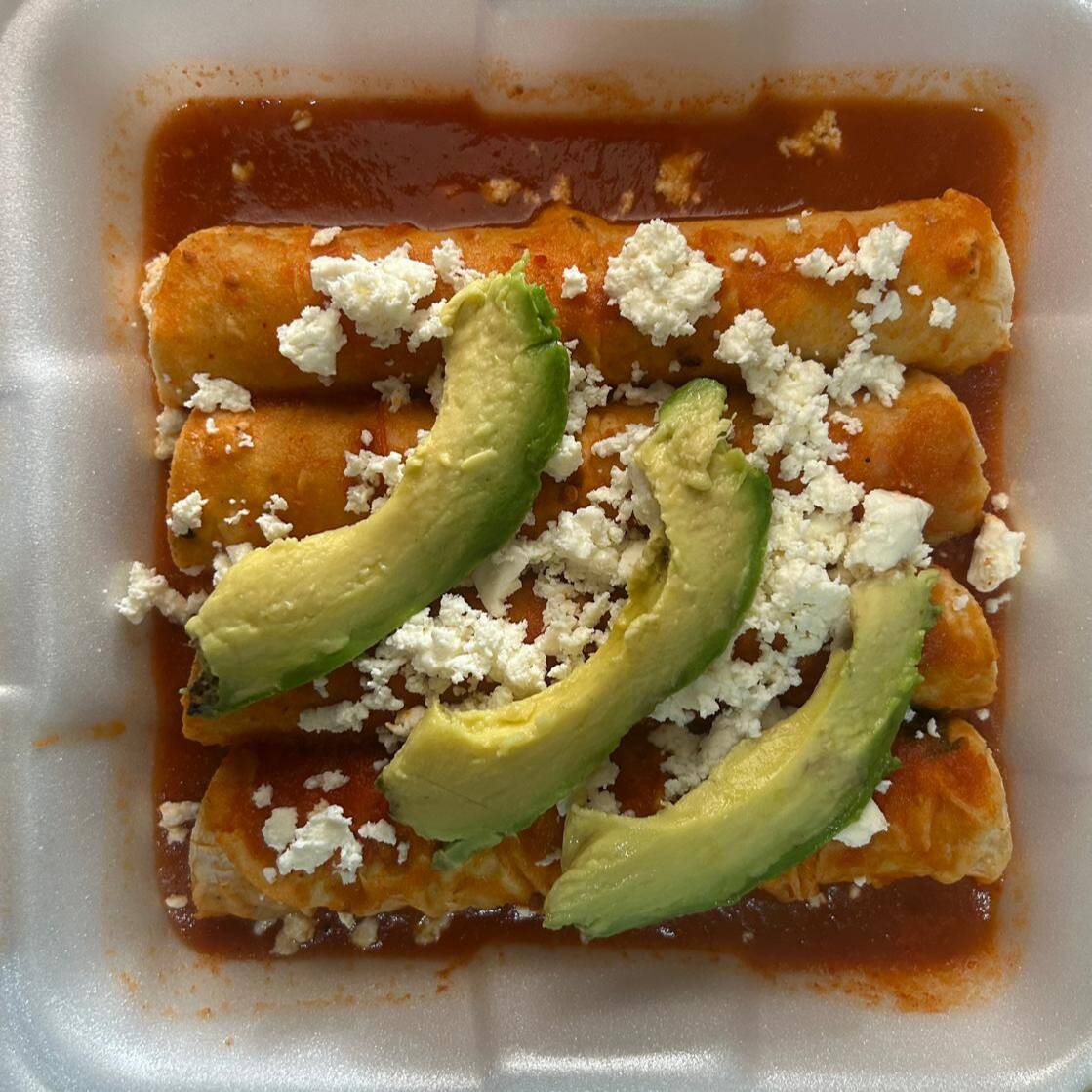 Enchiladas rojas