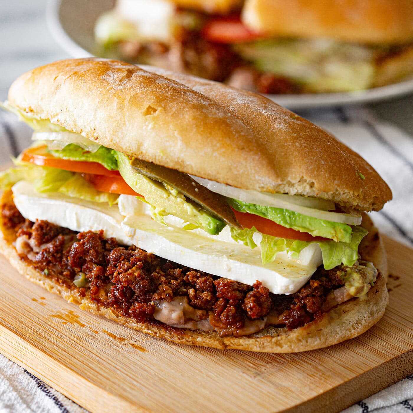 Torta de chorizo