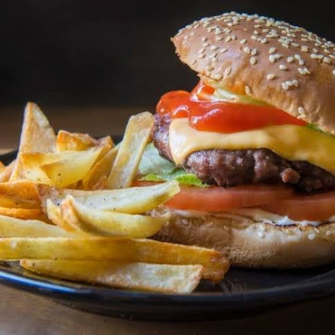 Hamburguesa Sencilla + Papas