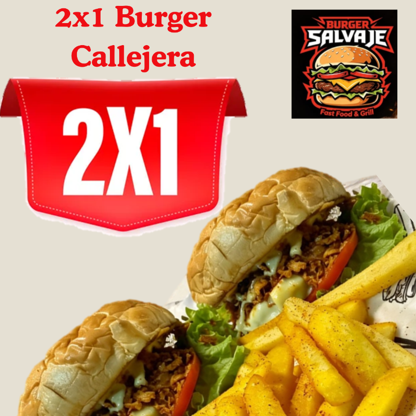 Promo 2x1 Burger Callejera