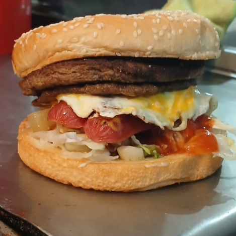 Hamburguesa de Arrachera