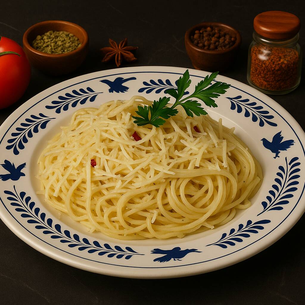 SPAGUETTI AGLIO E OlIO