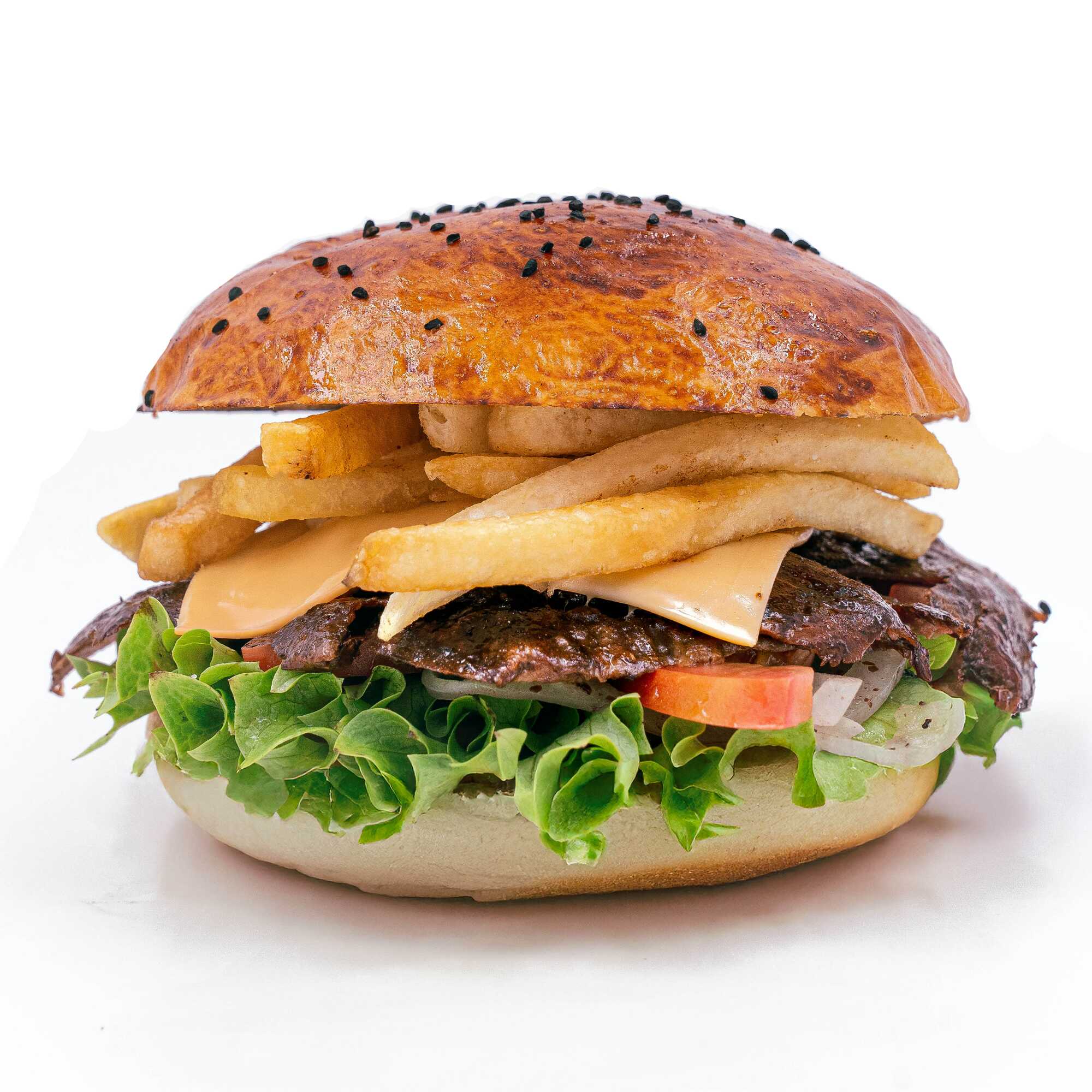Kebab Burger Sirloin + Papas