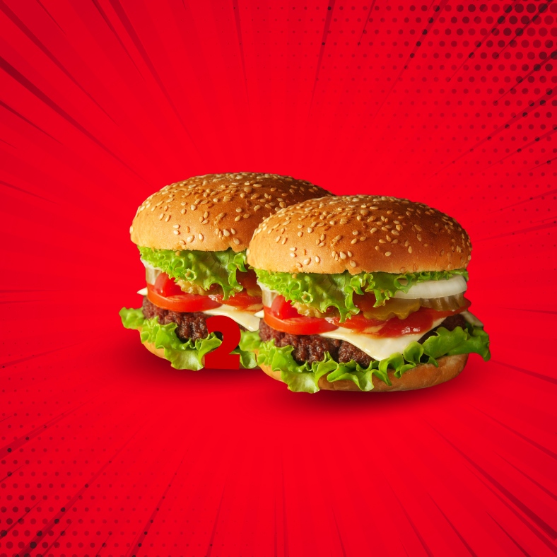 Combo 🍔 Clasica + 🍔 TocinoBBQ X $119