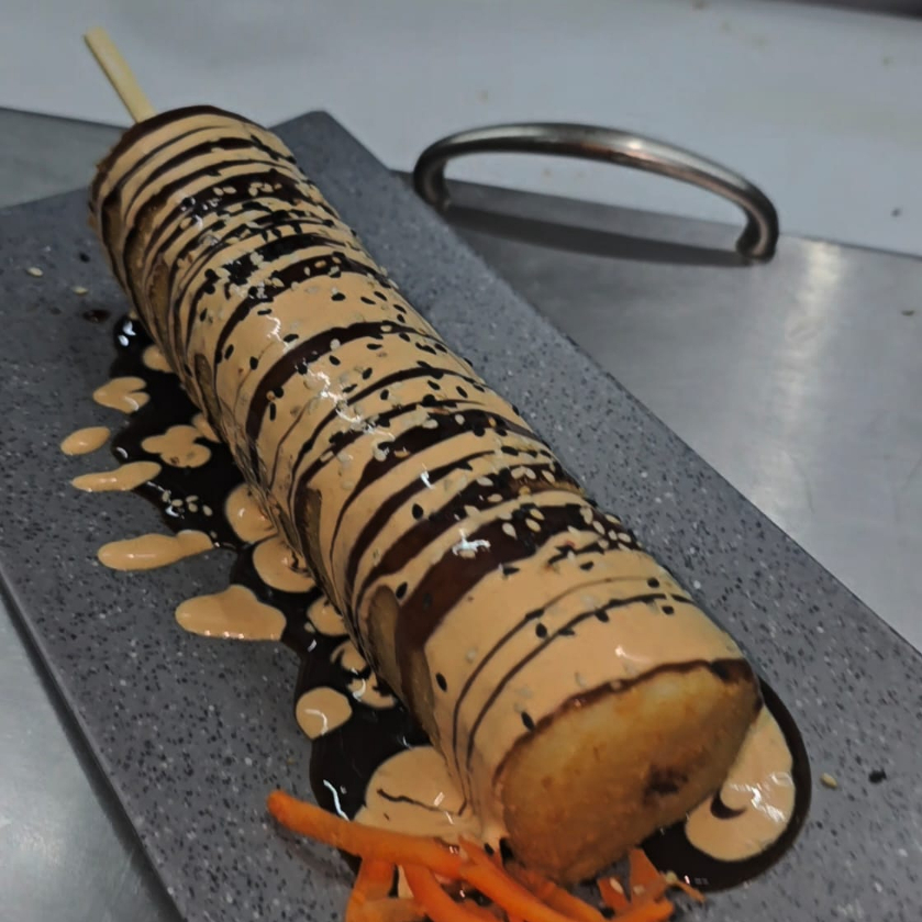 banderilla (pollo, tampico y queso)