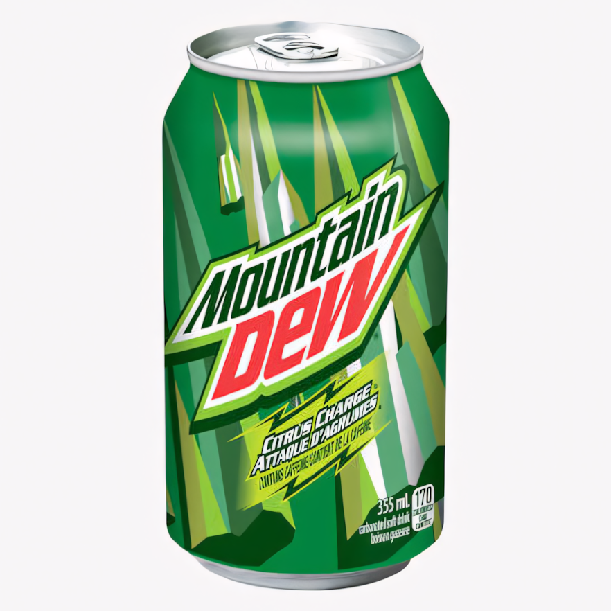 Lata 355 ml de Mountain Dew