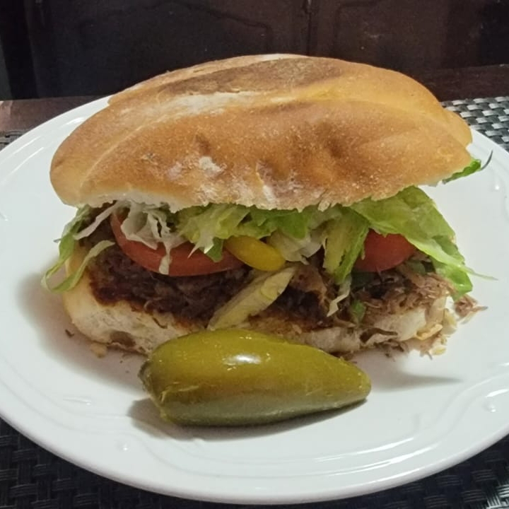 Torta vaquera +  papas