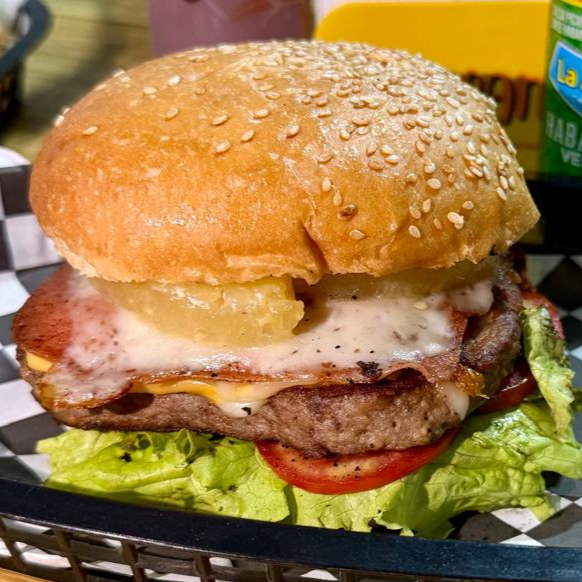 Hamburguesa Hawaiana